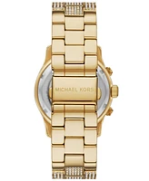 Michael Kors Women's Runway Chronograph -Tone Stainless Steel Watch 38mm