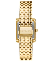 Michael Kors Women's Emery Three-Hand Gold-Tone Stainless Steel Watch 33 x 27mm