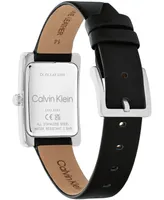 Calvin Klein Women's Two Hand Leather Strap Watch 22.5mm