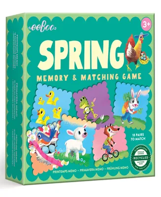 Eeboo Spring Little Square Memory Game