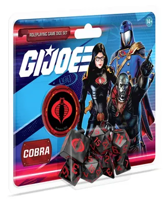 Renegade Games Studios- G.i. Joe Cobra Dice Set Roleplaying Game