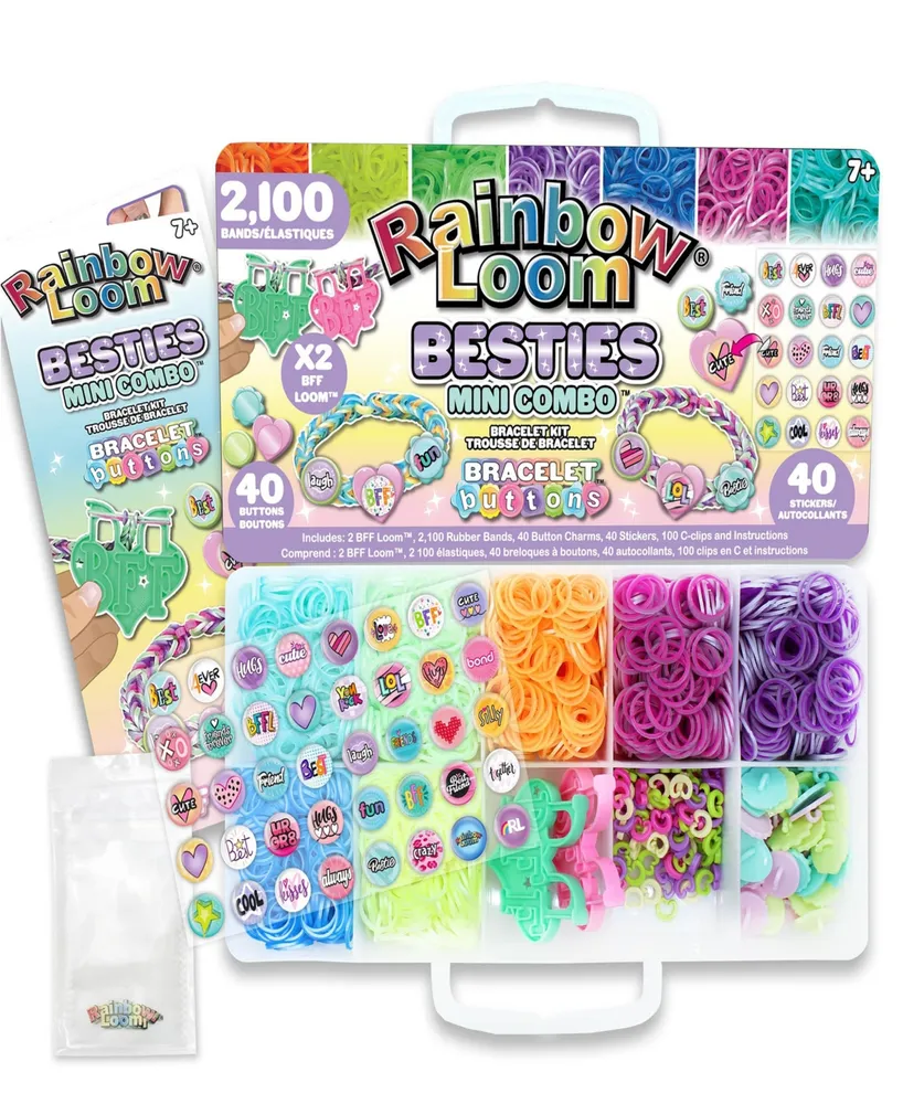 Rainbow Loom Bestie Mini Button Combo Set