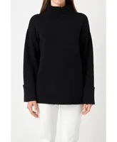 English Factory Women's Turtle Neck Sweater