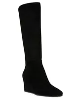 Anne Klein Women's Valonia Wedge Heel Knee High Boots