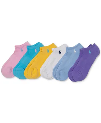 Polo Ralph Lauren Women's 6-Pk. Cushion Low-Cut Socks