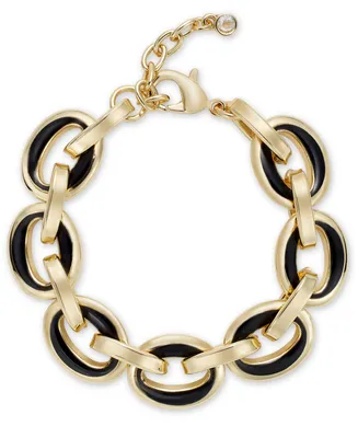 On 34th Gold-Tone & Color Chunky Link Bracelet, Created for Macy's