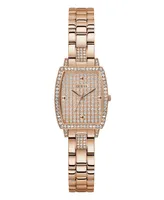 Guess Women's Analog Rose Gold-Tone Stainless Steel Watch 25mm - Rose Gold