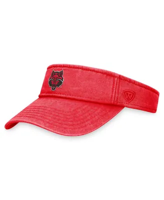 Men's Top of the World Cardinal Arkansas State Red Wolves Terry Adjustable Visor