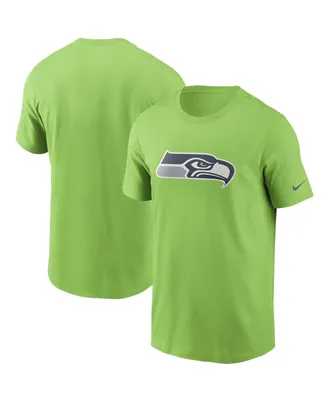 Men's Nike Neon Green Seattle Seahawks Primary Logo T-shirt