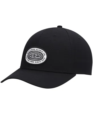 Men's Billabong Black Stealth Walled Snapback Hat