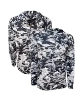 Men's Columbia Navy Dallas Cowboys Camo Super Terminal Tackle Pullover Hoodie