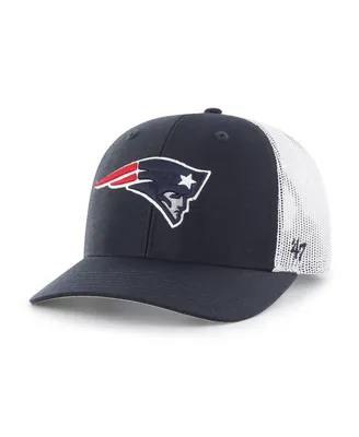 Men's '47 Brand Navy New England Patriots Adjustable Trucker Hat