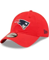 Men's New Era Red New England Patriots Icon Logo Core Classic 2.0 9TWENTY Adjustable Hat