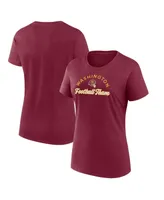 Women's Fanatics Burgundy Washington Commanders Primary Component T-shirt