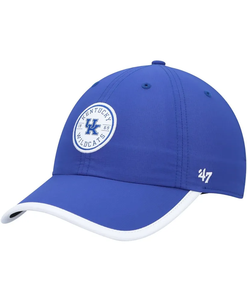 Men's '47 Brand Royal Kentucky Wildcats Microburst Clean Up Adjustable Hat