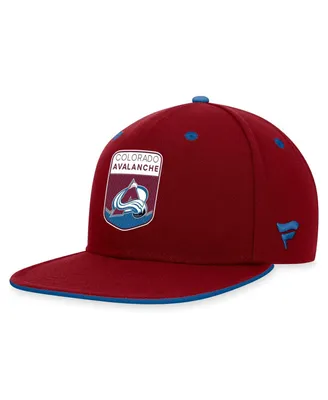 Men's Fanatics Burgundy Colorado Avalanche 2023 Nhl Draft Snapback Hat