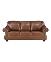 White Label Dadeville 85" Leather Match Sofa