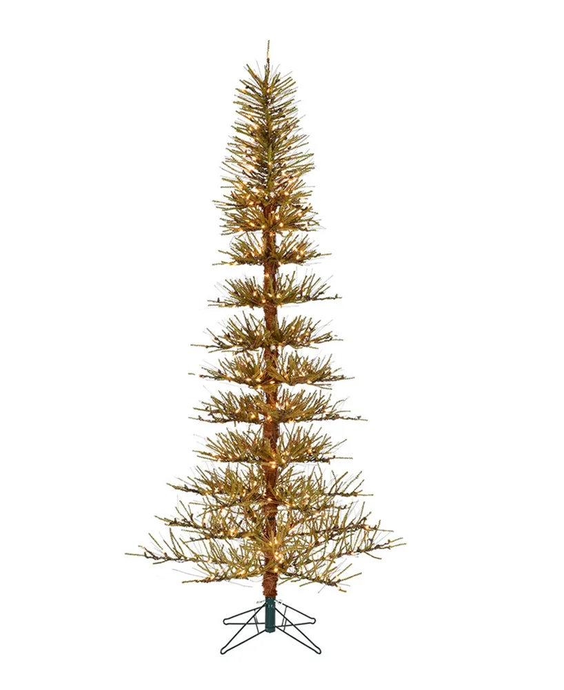 Kurt Adler 7.5' Warm Led Slim German Layered Tree