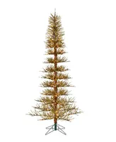 Kurt Adler 7.5' Warm Led Slim German Layered Tree