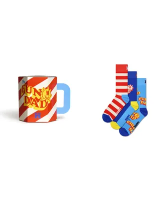 Happy Socks Father of The Year Socks Gift Set, Pack of 3