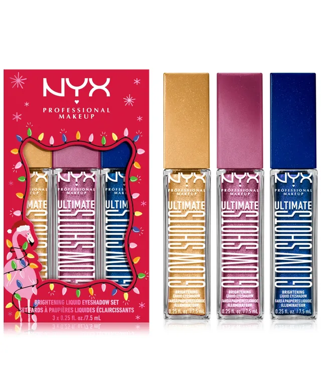 Nyx Professional Makeup Ultimate Glow Shots Shimmer Liquid Eyeshadow, Come Thru Coconut