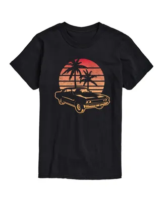 Airwaves Men's Sunset Car Short Sleeve T-shirt