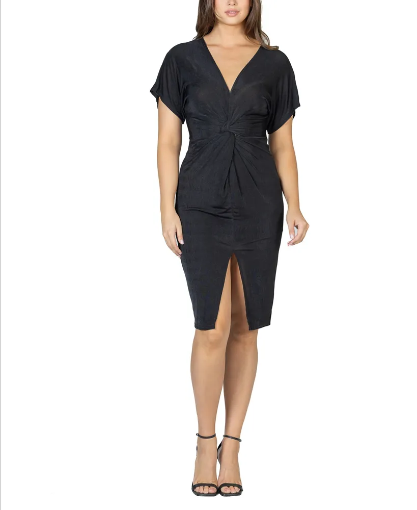 24seven Comfort Apparel Plus Short Sleeve Maxi Dress - JCPenney