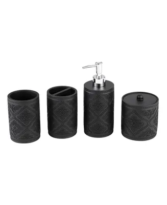 Kralix 6pcs Adina Bath Accessory Set - Black