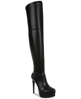 Thalia Sodi Women's Silena Over-The-Knee Platform Boots