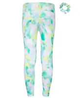 Id Ideology Big Girls Spray Abstract-Print 7/8-Leggings and Scrunchy, 2 Piece Set, Created for Macy's