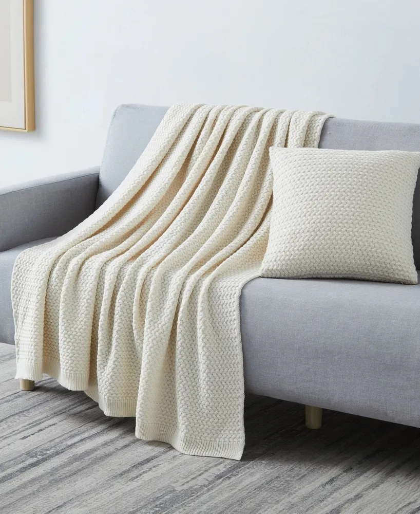 Southshore Fine Linens Acrylic Decorative Pillow & Throw Set