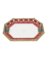 Fitz and Floyd Noel Holiday Large Platter, 16-in x 12-in