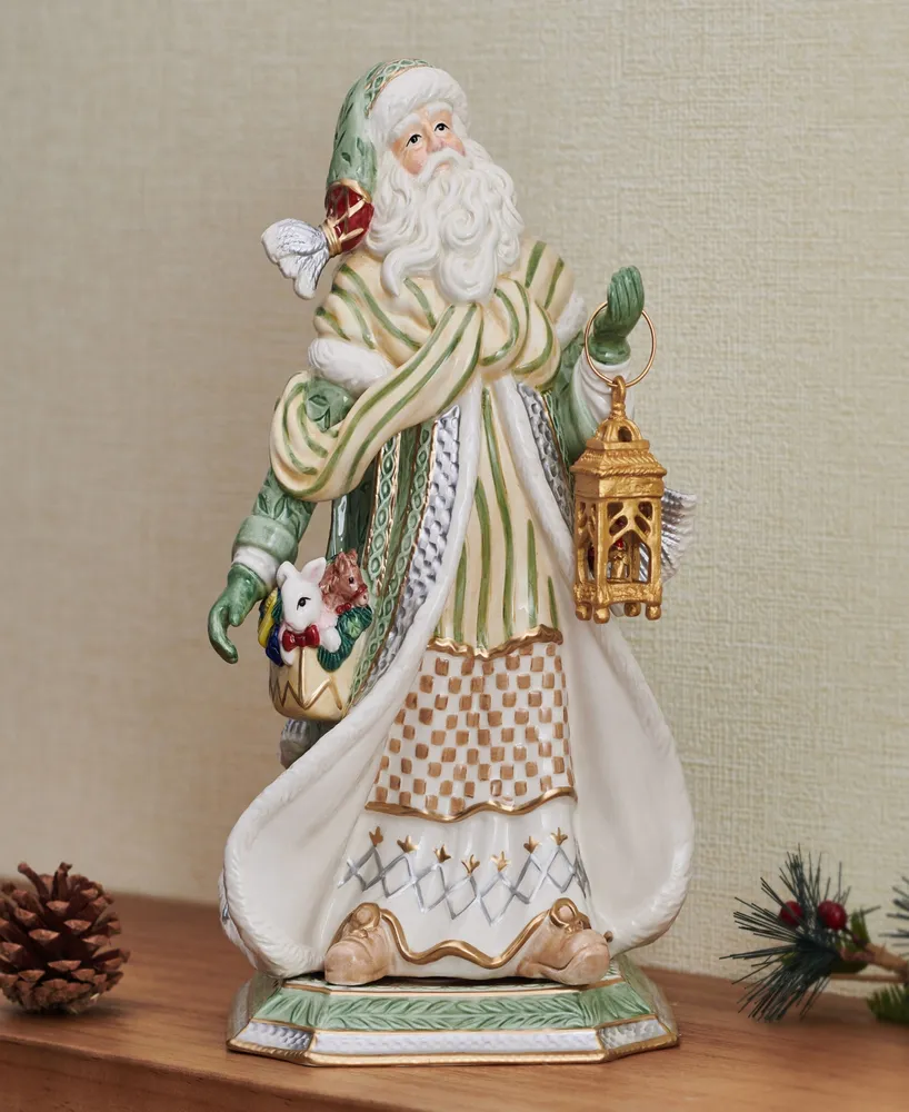Fitz and Floyd Studio Collection 13-Inch Gregorian Santa Figurine