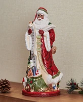 Fitz and Floyd Studio Collection 13-Inch African-American Santa Figurine