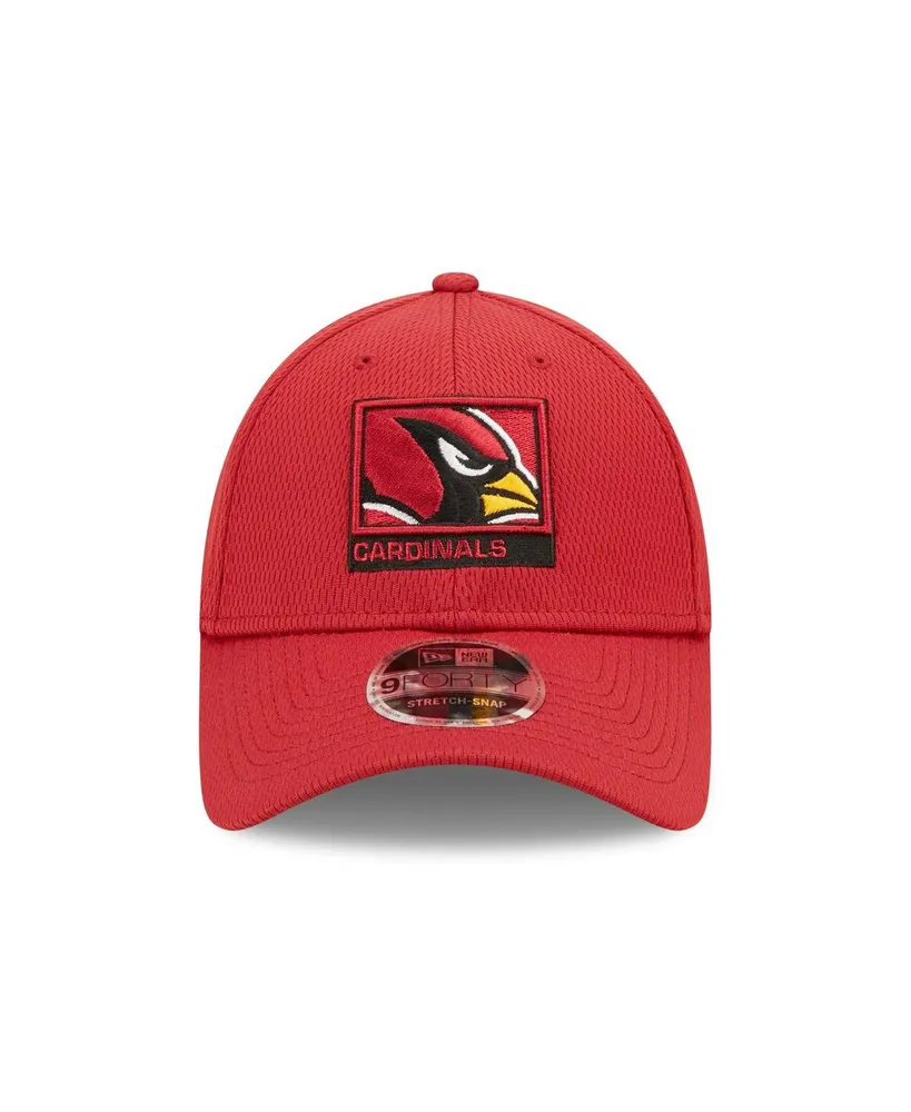 Men's New Era Cardinal Arizona Cardinals Framed Af 9FORTY Snapback Hat