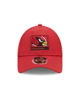 Men's New Era Cardinal Arizona Cardinals Framed Af 9FORTY Snapback Hat