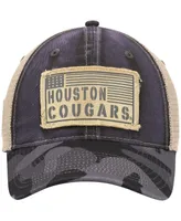 Men's Colosseum Charcoal Houston Cougars Oht Military-Inspired Appreciation United Trucker Snapback Hat