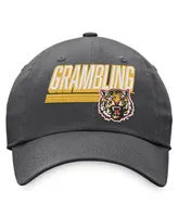 Men's Top of the World Charcoal Grambling Tigers Slice Adjustable Hat