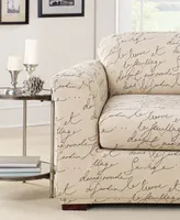 Waverly Stretch Pen Pal 2 Piece Chair Slipcover, 43" x 40"