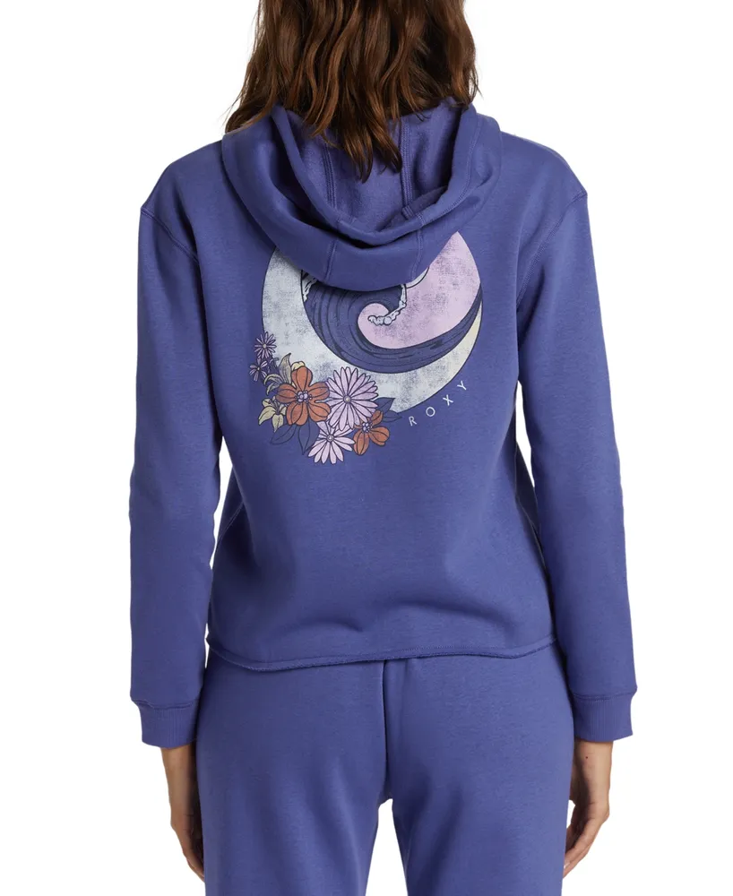 Roxy Juniors' Moonrise Zip-Up Hooded Sweatshirt
