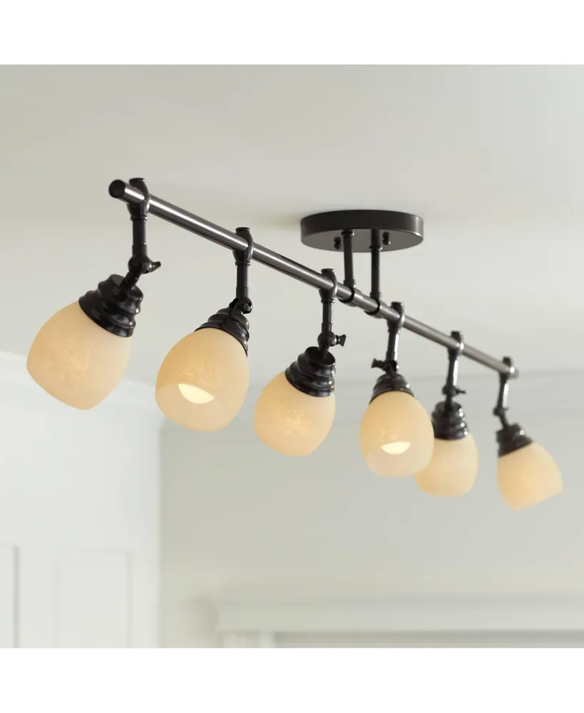 Pro Track Elm Park 6-Head Ceiling Track Light Fixture Kit Spot