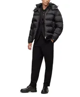 Boss by Hugo Men's Monogram Water-Repellent Padded Jacket