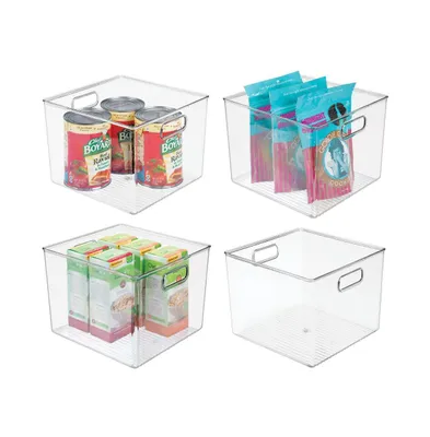 mDesign Plastic Kitchen Pantry Storage Organizer Container Bin