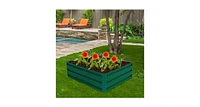 Patio Raised Garden Bed for Vegetable Flower Planting