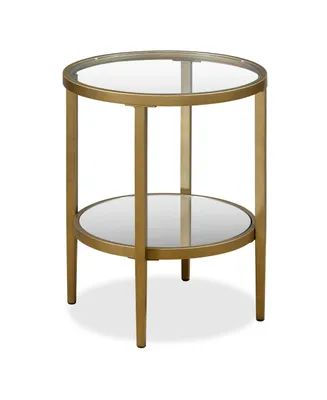 Hera Antique Round Side Table - Gold