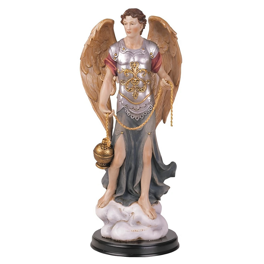 Fc Design 12"H Archangel Sealtiel Statue Angel of Prayer Holy Figurine Religious Decoration Home Decor Perfect Gift for House Warming