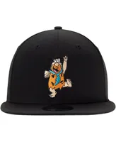 Men's New Era Fred Black The Flintstones 9FIFTY Snapback Hat