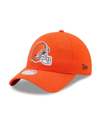Women's New Era Orange Cleveland Browns Core Classic 2.0 9TWENTY Adjustable Hat