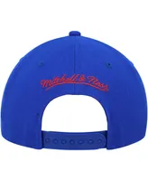 Men's Mitchell & Ness Royal, Red Philadelphia 76ers Mvp Team Two-Tone 2.0 Stretch-Snapback Hat