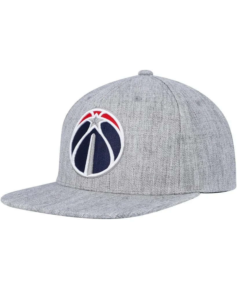 Men's Mitchell & Ness Navy Washington Wizards Hardwood Classics Earthquake  Snapback Hat